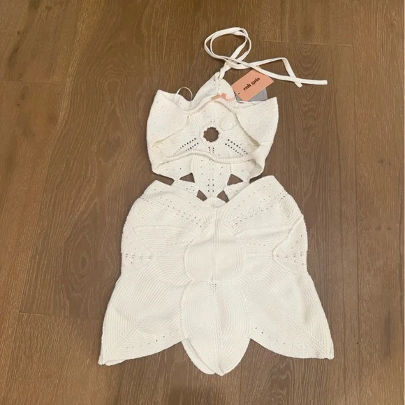 Cult Gaia White Halter Dress - Picture 3 of 3